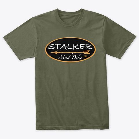 T-shirt vert kaki STALKER Mad Bike®